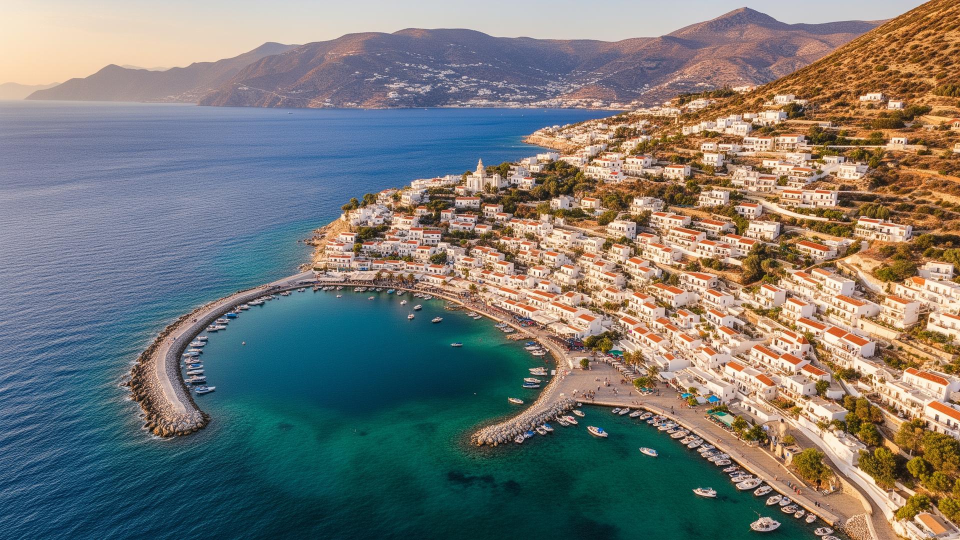 Άγιος Νικόλαος — αεροφωτογραφία